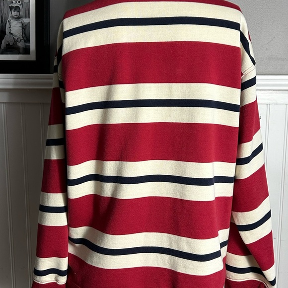 PACER PETITES Vintage Knit Pullover Sweat Shirt with Draw String Collar Size LG - Picture 2 of 7